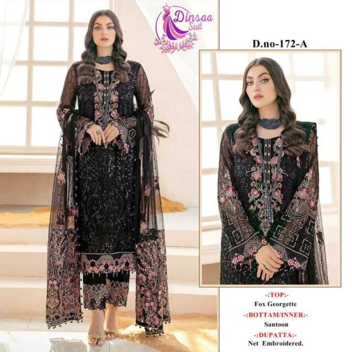 Dinsaa DS 172 Georgette Salwar Suit Catalog 4 Pcs 2 510x510 - Dinsaa DS 172 Georgette Salwar Suit Catalog 4 Pcs