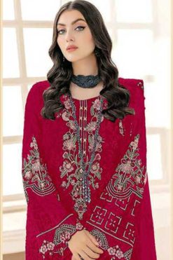 Dinsaa DS 172 Georgette Salwar Suit Catalog 4 Pcs