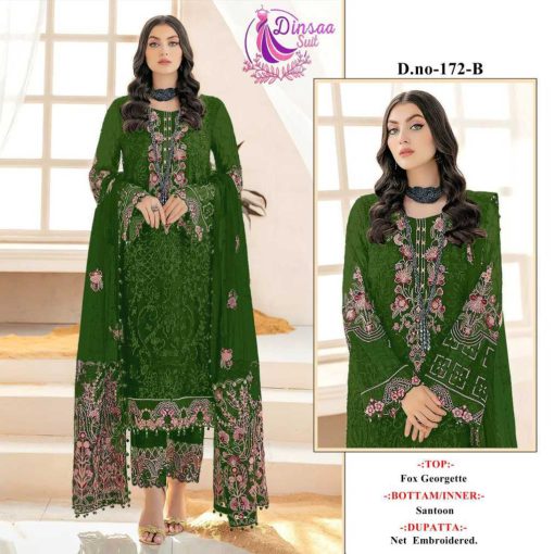 Dinsaa DS 172 Georgette Salwar Suit Catalog 4 Pcs 3 510x510 - Dinsaa DS 172 Georgette Salwar Suit Catalog 4 Pcs