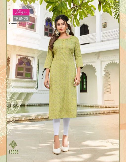 Diya Trends Gardencity Vol 15 Kajal Style Rayon Kurti Catalog 14 Pcs 10 510x655 - Diya Trends Gardencity Vol 15 Kajal Style Rayon Kurti Catalog 14 Pcs