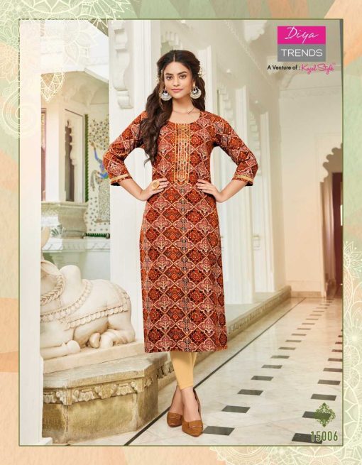 Diya Trends Gardencity Vol 15 Kajal Style Rayon Kurti Catalog 14 Pcs 11 510x655 - Diya Trends Gardencity Vol 15 Kajal Style Rayon Kurti Catalog 14 Pcs