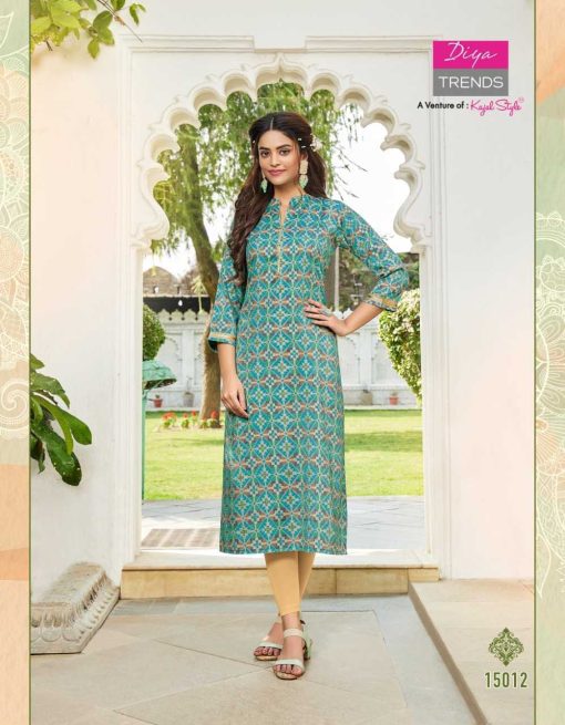 Diya Trends Gardencity Vol 15 Kajal Style Rayon Kurti Catalog 14 Pcs 17 510x655 - Diya Trends Gardencity Vol 15 Kajal Style Rayon Kurti Catalog 14 Pcs