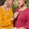 Kalaroop Crush by Kajree Rayon Kurti Catalog 6 Pcs