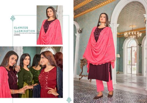 Kalaroop Jasmeen by Kajree Kurti with Dupatta Bottom Rayon Catalog 6 Pcs 2 510x360 - Kalaroop Jasmeen by Kajree Kurti with Dupatta Bottom Rayon Catalog 6 Pcs