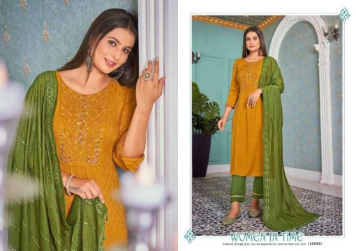 Kalaroop Jasmeen by Kajree Kurti with Dupatta Bottom Rayon Catalog 6 Pcs 6 510x360 - Kalaroop Jasmeen by Kajree Kurti with Dupatta Bottom Rayon Catalog 6 Pcs