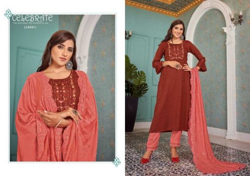 Kalaroop Jasmeen by Kajree Kurti with Dupatta Bottom Rayon Catalog 6 Pcs 7 510x360 - Kalaroop Jasmeen by Kajree Kurti with Dupatta Bottom Rayon Catalog 6 Pcs