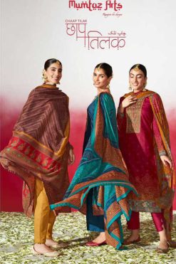 Mumtaz Arts Chaap Tilak Satin Salwar Suit Catalog 8 Pcs