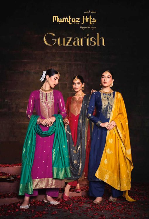 Mumtaz Arts Guzarish Dola Jacquard Salwar Suit Catalog 6 Pcs 1 510x752 - Mumtaz Arts Guzarish Dola Jacquard Salwar Suit Catalog 6 Pcs