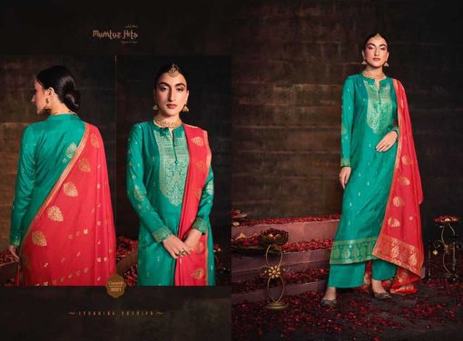 Mumtaz Arts Guzarish Dola Jacquard Salwar Suit Catalog 6 Pcs 3 510x376 - Mumtaz Arts Guzarish Dola Jacquard Salwar Suit Catalog 6 Pcs