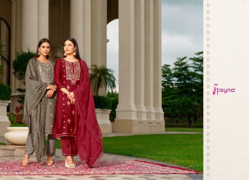 Psyna Gulshan Kurti with Dupatta Bottom Silk Catalog 6 Pcs 5 510x369 - Psyna Gulshan Kurti with Dupatta Bottom Silk Catalog 6 Pcs