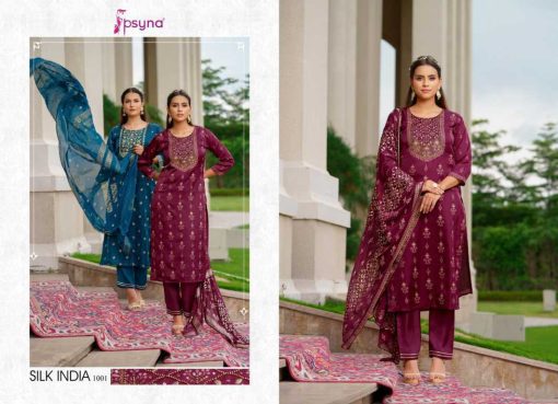 Psyna Silk India Kurti with Dupatta Bottom Silk Catalog 6 Pcs 3 510x369 - Psyna Silk India Kurti with Dupatta Bottom Silk Catalog 6 Pcs