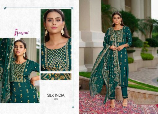 Psyna Silk India Kurti with Dupatta Bottom Silk Catalog 6 Pcs 4 510x369 - Psyna Silk India Kurti with Dupatta Bottom Silk Catalog 6 Pcs