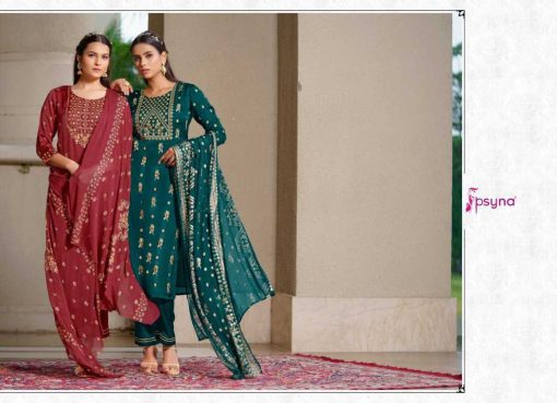 Psyna Silk India Kurti with Dupatta Bottom Silk Catalog 6 Pcs 7 510x369 - Psyna Silk India Kurti with Dupatta Bottom Silk Catalog 6 Pcs