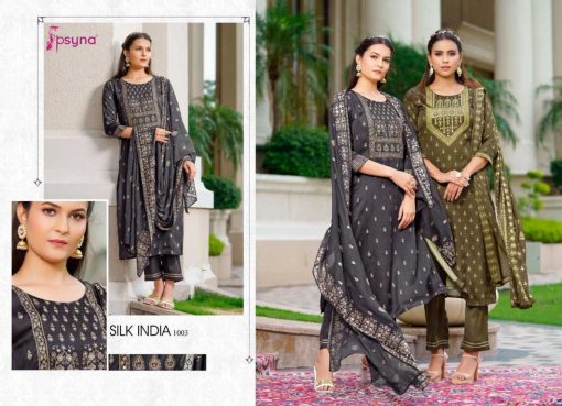 Psyna Silk India Kurti with Dupatta Bottom Silk Catalog 6 Pcs 8 510x369 - Psyna Silk India Kurti with Dupatta Bottom Silk Catalog 6 Pcs