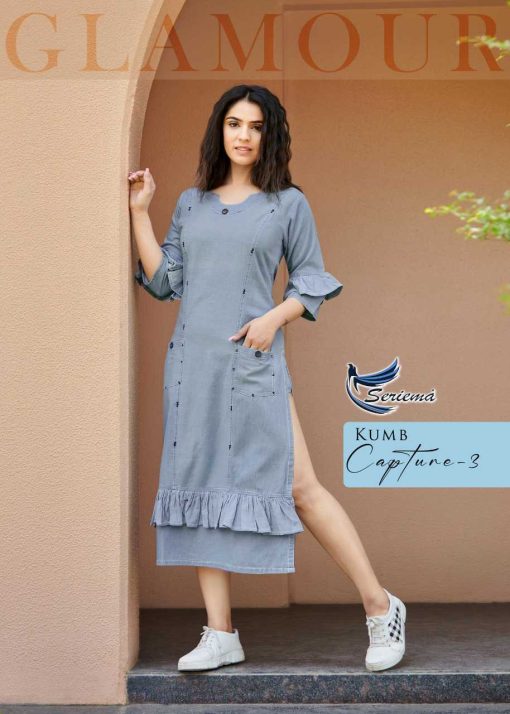 Seriema Kumb Capture Vol 3 Cotton Denim Kurti Catalog 8 Pcs 2 510x714 - Seriema Kumb Capture Vol 3 Cotton Denim Kurti Catalog 8 Pcs