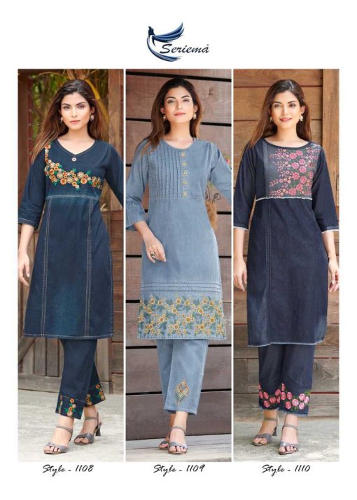 Seriema Kumb Westin Kurti with Pant Cotton Denim Catalog 6 Pcs 15 510x714 - Seriema Kumb Westin Kurti with Pant Cotton Denim Catalog 6 Pcs