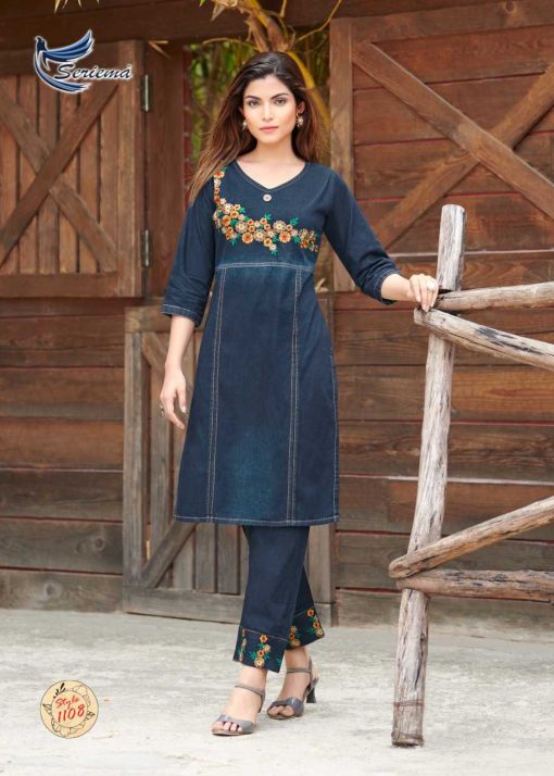 Seriema Kumb Westin Kurti with Pant Cotton Denim Catalog 6 Pcs 3 510x714 - Seriema Kumb Westin Kurti with Pant Cotton Denim Catalog 6 Pcs