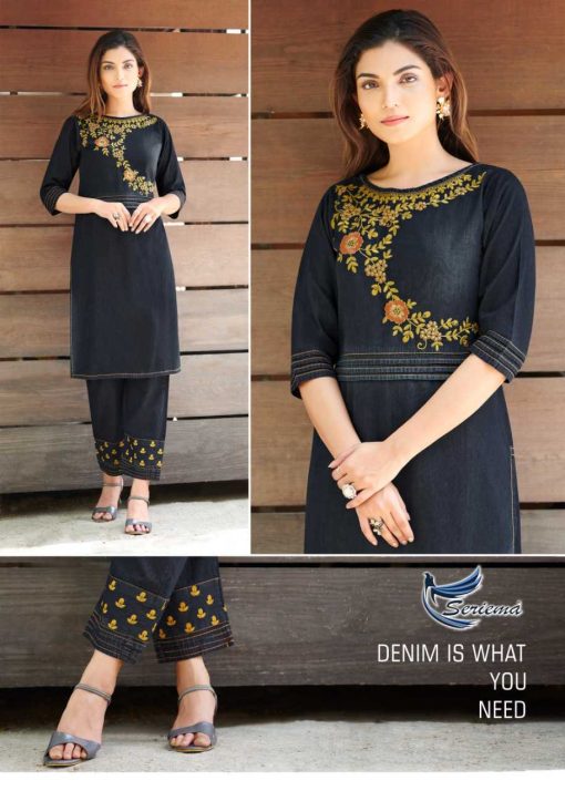 Seriema Kumb Westin Kurti with Pant Cotton Denim Catalog 6 Pcs 9 510x714 - Seriema Kumb Westin Kurti with Pant Cotton Denim Catalog 6 Pcs