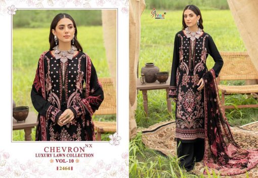 Shree Fabs Chevron Luxury Lawn Collection Vol 10 NX Chiffon Cotton Salwar Suit Catalog 5 Pcs 6 510x351 - Shree Fabs Chevron Luxury Lawn Collection Vol 10 NX Chiffon Cotton Salwar Suit Catalog 5 Pcs