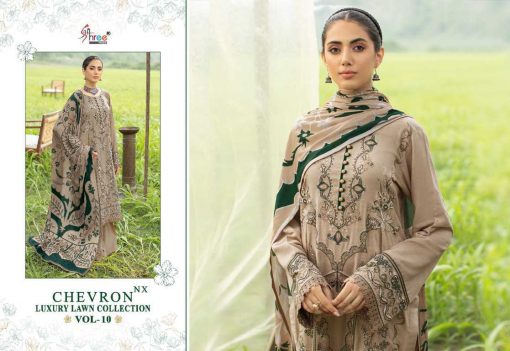 Shree Fabs Chevron Luxury Lawn Collection Vol 10 NX Chiffon Cotton Salwar Suit Catalog 5 Pcs 7 510x351 - Shree Fabs Chevron Luxury Lawn Collection Vol 10 NX Chiffon Cotton Salwar Suit Catalog 5 Pcs