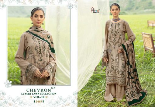 Shree Fabs Chevron Luxury Lawn Collection Vol 10 NX Chiffon Cotton Salwar Suit Catalog 5 Pcs 8 510x351 - Shree Fabs Chevron Luxury Lawn Collection Vol 10 NX Chiffon Cotton Salwar Suit Catalog 5 Pcs