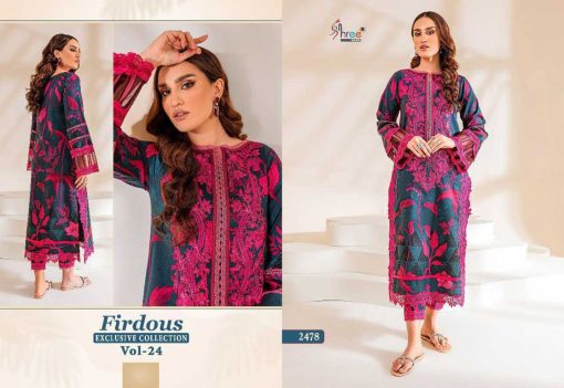 Shree Fabs Firdous Exclusive Collection Vol 24 Cotton Chiffon Salwar Suit Catalog 6 Pcs 9 510x351 - Shree Fabs Firdous Exclusive Collection Vol 24 Cotton Chiffon Salwar Suit Catalog 6 Pcs