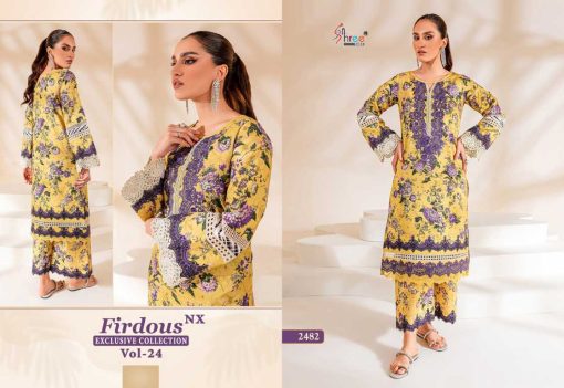 Shree Fabs Firdous Exclusive Collection Vol 24 NX Cotton Chiffon Salwar Suit Catalog 5 Pcs 3 510x351 - Shree Fabs Firdous Exclusive Collection Vol 24 NX Cotton Chiffon Salwar Suit Catalog 5 Pcs