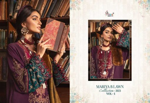 Shree Fabs Mariya B Lawn Collection 2023 Vol 1 Cotton Chiffon Salwar Suit Catalog 7 Pcs 10 510x351 - Shree Fabs Mariya B Lawn Collection 2023 Vol 1 Cotton Chiffon Salwar Suit Catalog 7 Pcs