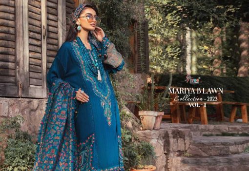 Shree Fabs Mariya B Lawn Collection 2023 Vol 1 Cotton Chiffon Salwar Suit Catalog 7 Pcs 8 510x351 - Shree Fabs Mariya B Lawn Collection 2023 Vol 1 Cotton Chiffon Salwar Suit Catalog 7 Pcs