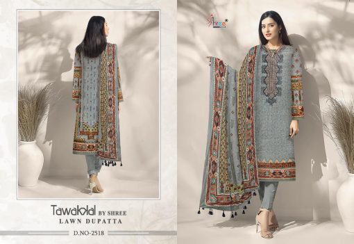 Shree Fabs Tawakkal Lawn Dupatta Salwar Suit Catalog 8 Pcs 7 510x351 - Shree Fabs Tawakkal Lawn Dupatta Salwar Suit Catalog 8 Pcs