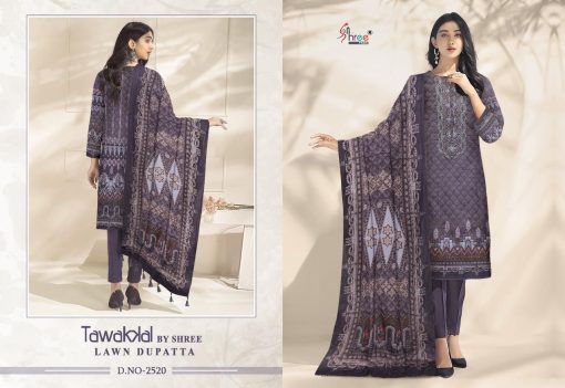 Shree Fabs Tawakkal Lawn Dupatta Salwar Suit Catalog 8 Pcs 9 510x351 - Shree Fabs Tawakkal Lawn Dupatta Salwar Suit Catalog 8 Pcs