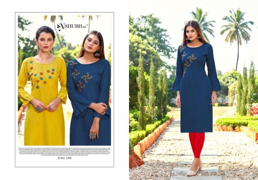 Shubh NX Amul Vol 5 Slub Kurti Catalog 10 Pcs 2 510x356 - Shubh NX Amul Vol 5 Slub Kurti Catalog 10 Pcs