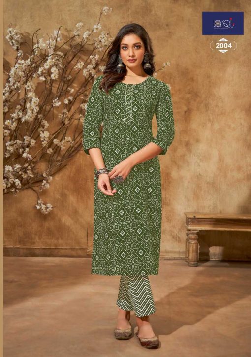 Suryajyoti Larqi Bandhani Lehriya Special Vol 2 Cotton Kurti with Pant Catalog 10 Pcs 10 510x725 - Suryajyoti Larqi Bandhani Lehriya Special Vol 2 Cotton Kurti with Pant Catalog 10 Pcs