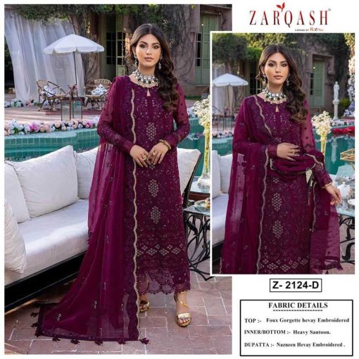 Zarqash Alif Z 2124 by Khayyira Georgette Salwar Suit Catalog 4 Pcs 5 510x510 - Zarqash Alif Z 2124 by Khayyira Georgette Salwar Suit Catalog 4 Pcs