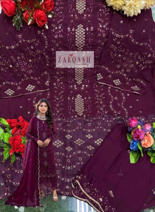 Zarqash Alif Z 2124 by Khayyira Georgette Salwar Suit Catalog 4 Pcs 6 510x698 - Zarqash Alif Z 2124 by Khayyira Georgette Salwar Suit Catalog 4 Pcs