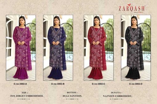 Zarqash Z 3002 by Khayyira Georgette Salwar Suit Catalog 4 Pcs 10 510x340 - Zarqash Z 3002 by Khayyira Georgette Salwar Suit Catalog 4 Pcs