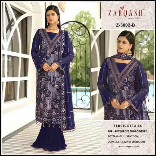 Zarqash Z 3002 by Khayyira Georgette Salwar Suit Catalog 4 Pcs 6 510x510 - Zarqash Z 3002 by Khayyira Georgette Salwar Suit Catalog 4 Pcs