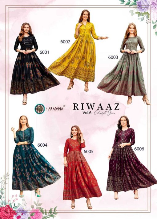 Aradhna Riwaaz Vol 6 Rayon Kurti Catalog 12 Pcs 15 510x714 - Aradhna Riwaaz Vol 6 Rayon Kurti Catalog 12 Pcs