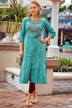 Aradhna Saloni Vol 1 Cotton Kurti Catalog 6 Pcs