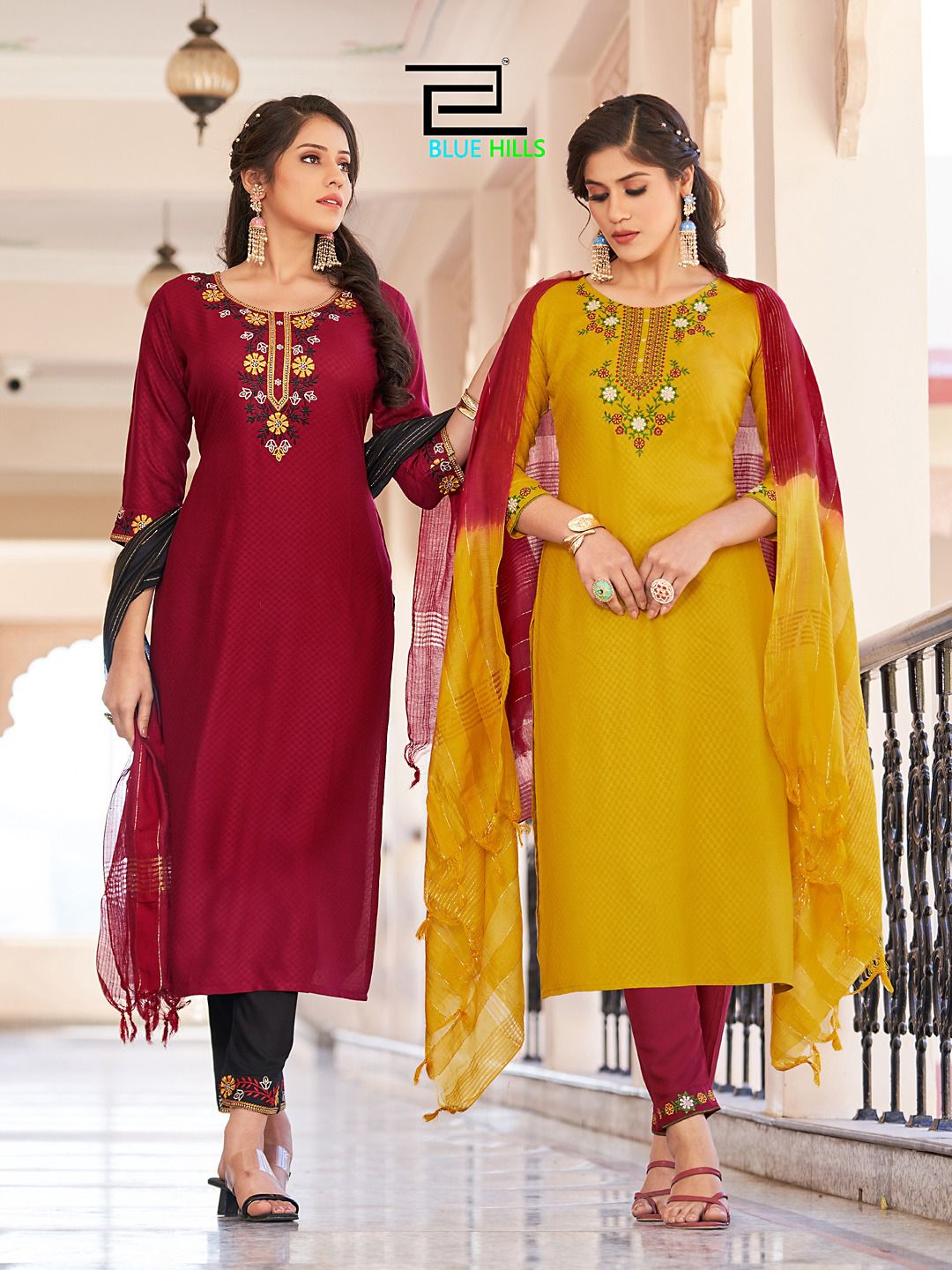 Buy Black Kurta Suit Sets for Women by Rajnandini Online | Ajio.com