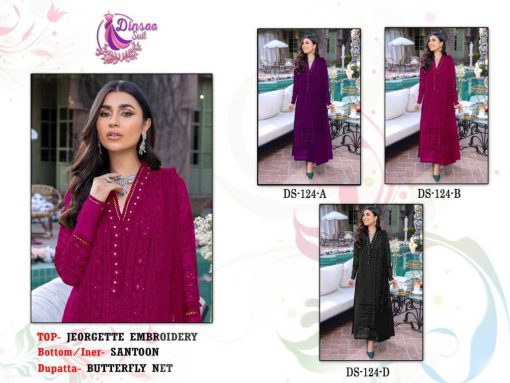 Dinsaa DS 124 Georgette Salwar Suit Catalog 3 Pcs 10 510x383 - Dinsaa DS 124 Georgette Salwar Suit Catalog 3 Pcs