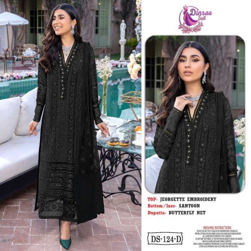 Dinsaa DS 124 Georgette Salwar Suit Catalog 3 Pcs 2 510x510 - Dinsaa DS 124 Georgette Salwar Suit Catalog 3 Pcs