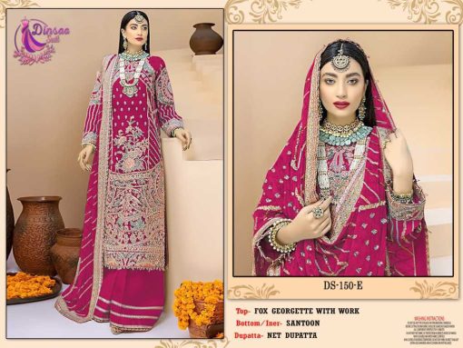 Dinsaa DS 150 E H Georgette Salwar Suit Catalog 4 Pcs 4 510x383 - Dinsaa DS 150 E-H Georgette Salwar Suit Catalog 4 Pcs