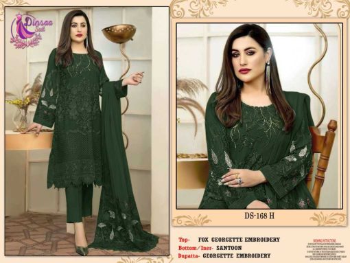 Dinsaa DS 168 New Color E H Georgette Salwar Suit Catalog 4 Pcs 2 510x383 - Dinsaa DS 168 New Color E-H Georgette Salwar Suit Catalog 4 Pcs