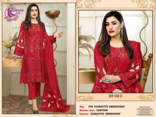 Dinsaa DS 168 New Color E H Georgette Salwar Suit Catalog 4 Pcs 4 510x383 - Dinsaa DS 168 New Color E-H Georgette Salwar Suit Catalog 4 Pcs