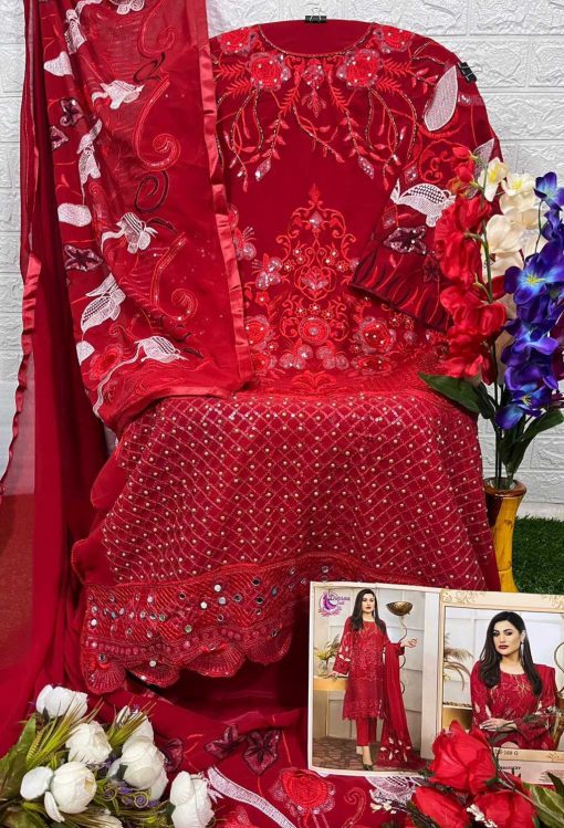 Dinsaa DS 168 New Color E H Georgette Salwar Suit Catalog 4 Pcs 8 510x749 - Dinsaa DS 168 New Color E-H Georgette Salwar Suit Catalog 4 Pcs