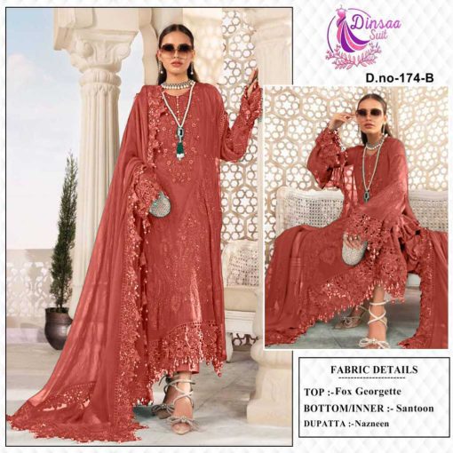 Dinsaa DS 174 Georgette Salwar Suit Catalog 3 Pcs 1 510x510 - Dinsaa DS 174 Georgette Salwar Suit Catalog 3 Pcs