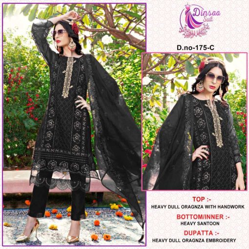 Dinsaa DS 175 Organza Salwar Suit Catalog 4 Pcs 4 510x510 - Dinsaa DS 175 Organza Salwar Suit Catalog 4 Pcs