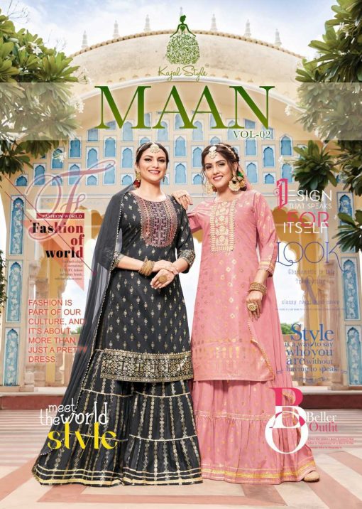 Kajal Style Maan Vol 2 Kurti with Dupatta Bottom Chanderi Catalog 8 Pcs 1 510x716 - Kajal Style Maan Vol 2 Kurti with Dupatta Bottom Chanderi Catalog 8 Pcs