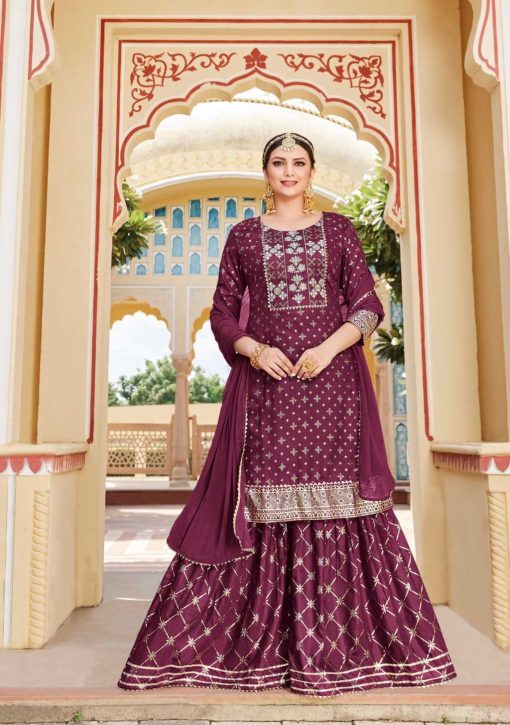 Kajal Style Maan Vol 2 Kurti with Dupatta Bottom Chanderi Catalog 8 Pcs 13 510x725 - Kajal Style Maan Vol 2 Kurti with Dupatta Bottom Chanderi Catalog 8 Pcs